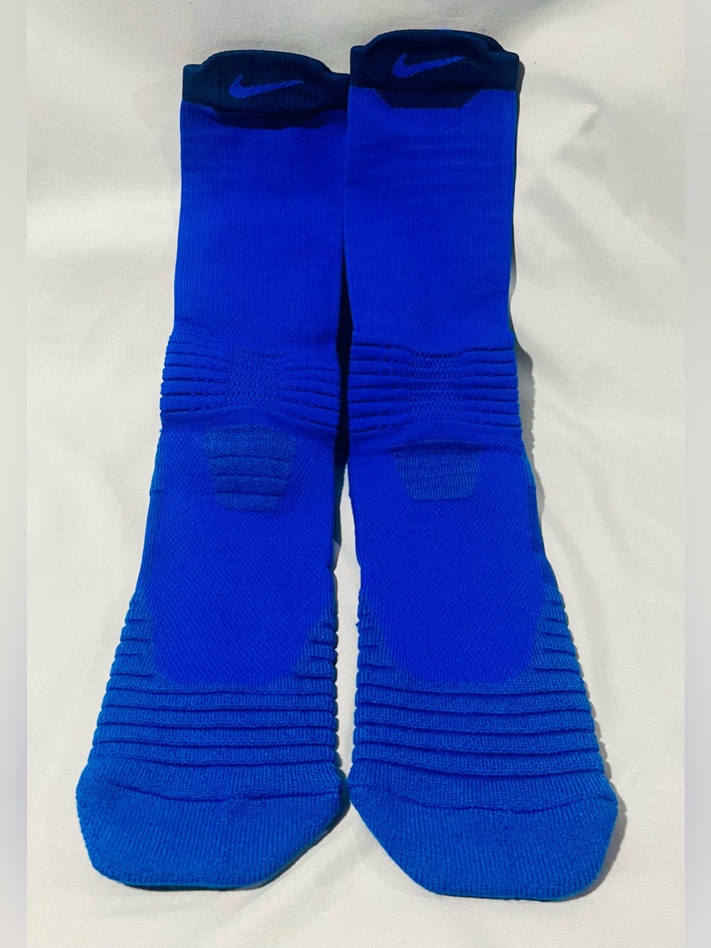 Nike Men's Athletic Crew Socks in Royal Blue with Black Trim